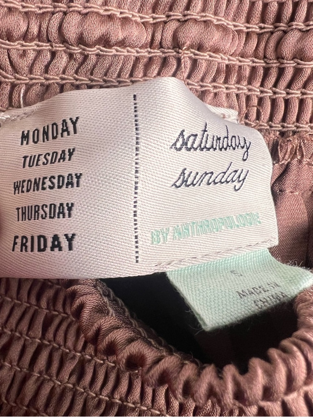 Anthropologie Saturday Sunday Boho Coco Brown Pants S Festival Pockets Flowy - Picture 3 of 13